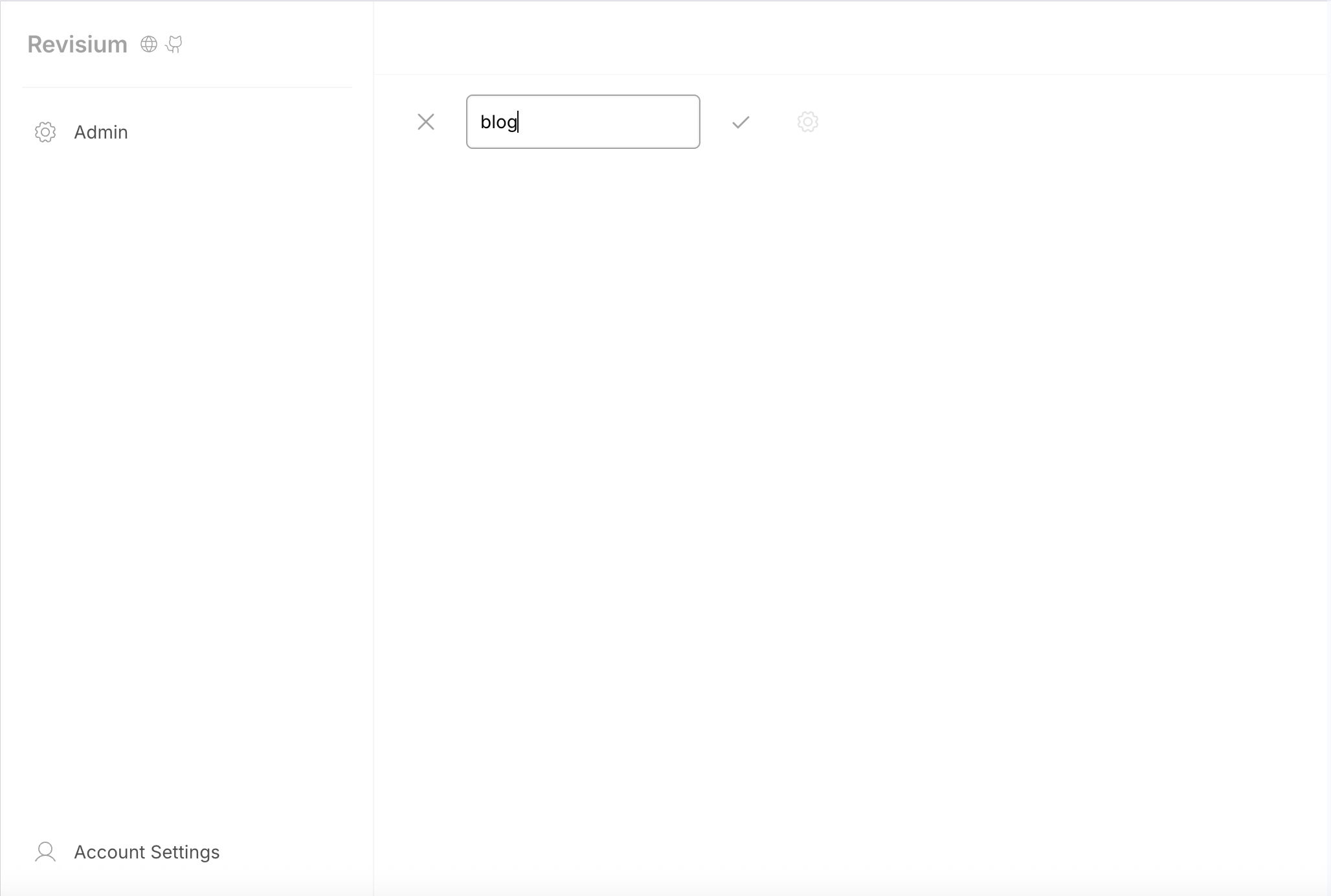 Create Project — entering project name